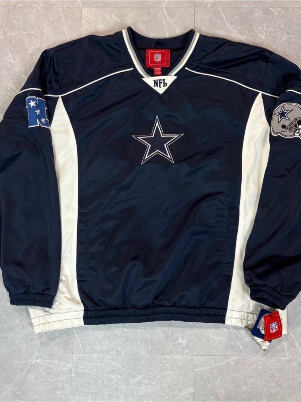 NFL Dallas Cowboys Windbreaker Pullover Mens XXL New